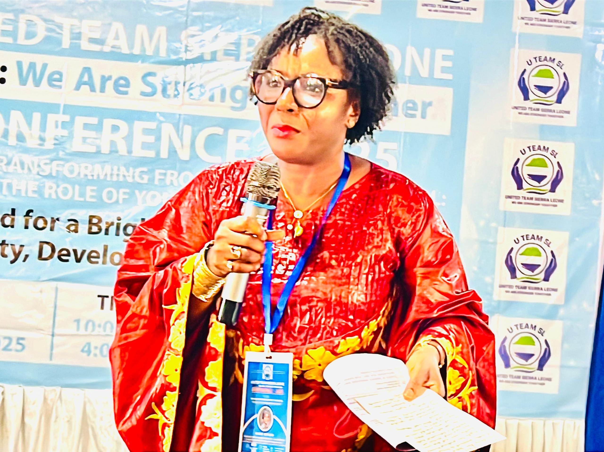 Naasu Fofanah Commits to Supporting U Team SL’s Mission for Women and Youth Empowerment in Nation Building