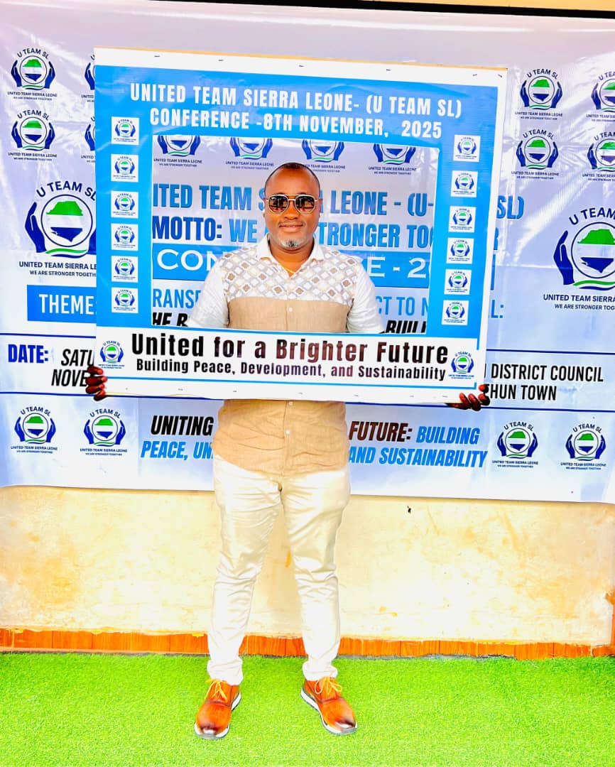 Dr. Julius I. K. Foday Commits to Supporting U Team SL’s Mission for Youth Transformation and Development