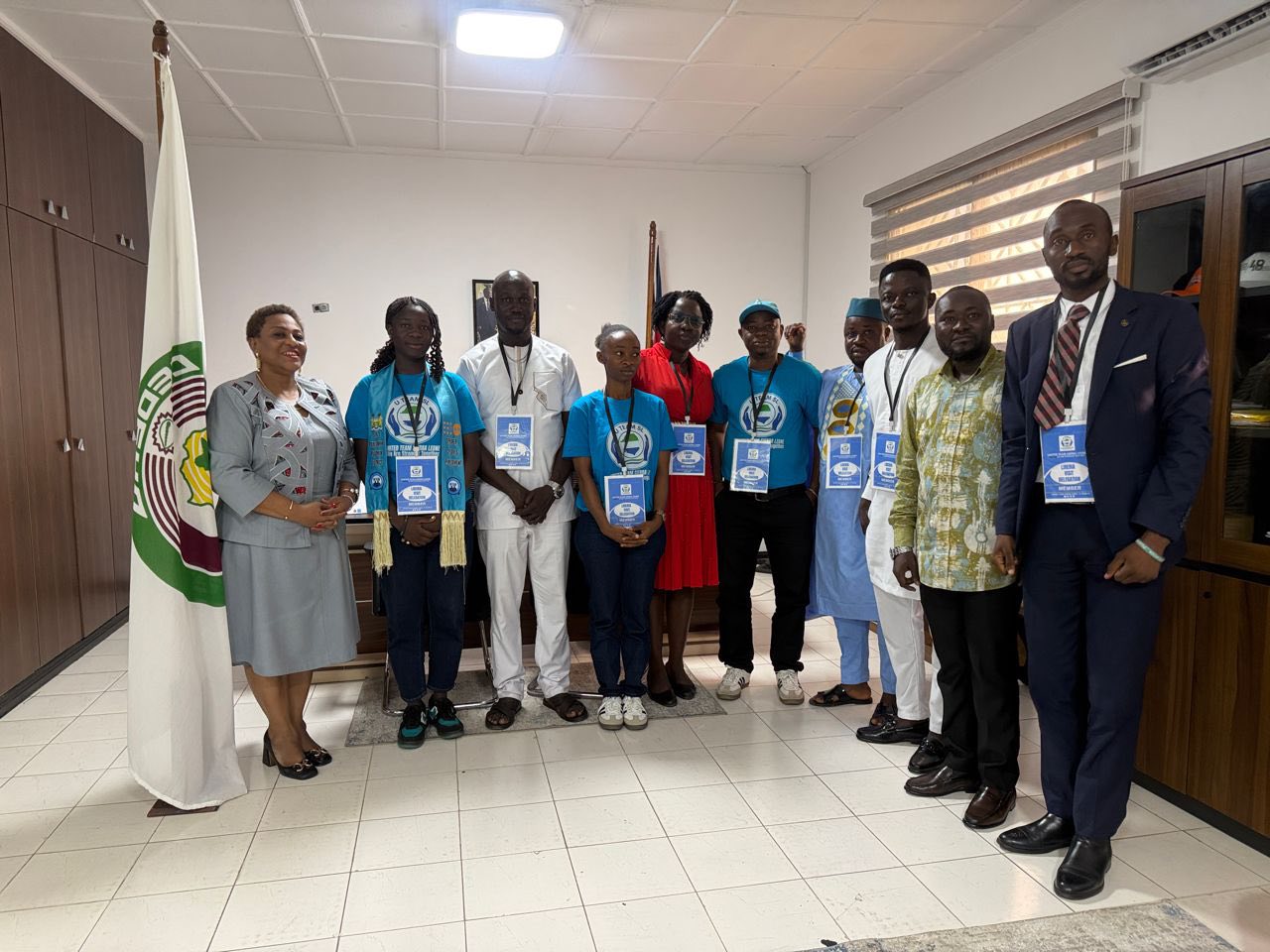United Team Sierra Leone Meets with the ECOWAS Resident Representative, Monrovia, Liberia