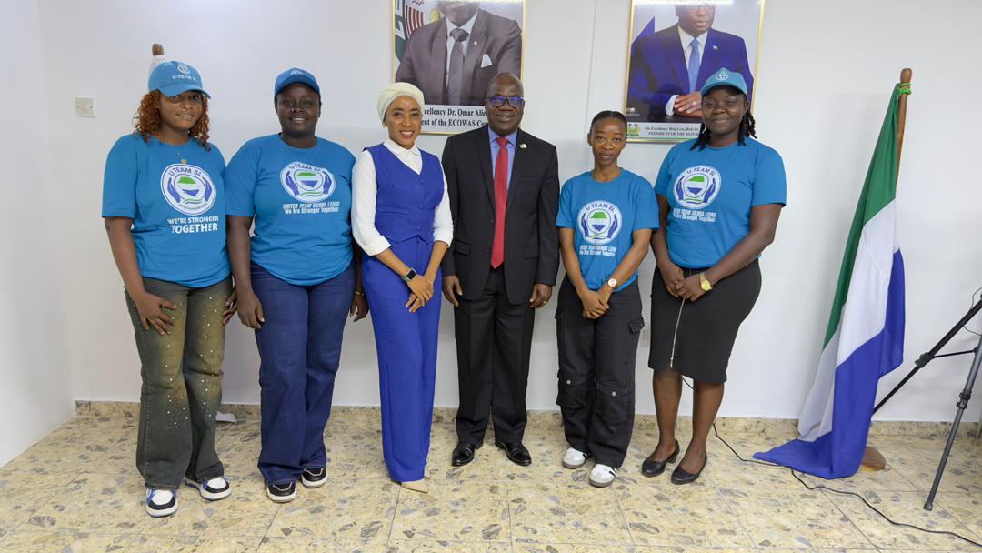 ECOWAS Hails U Team SL Development Agenda